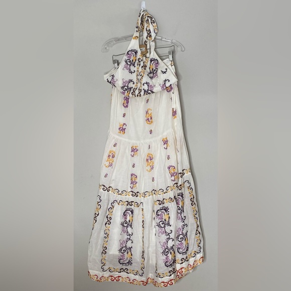 Anthropologie Medallion Halter Maxi Dress - Picture 4 of 5